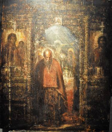 Original Religious Painting by Alexandros Kagias