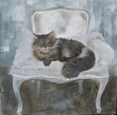 Original Cats Paintings by simona barbaresi