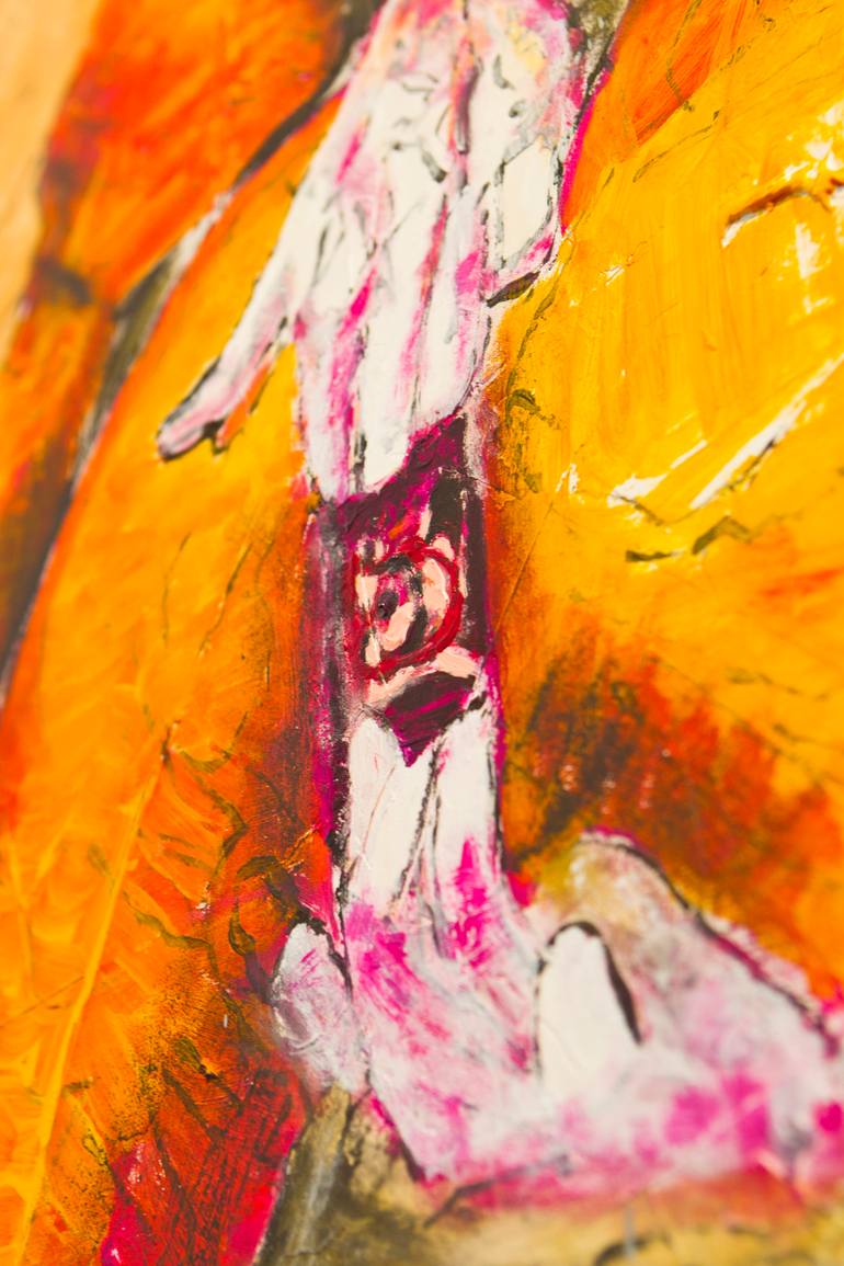 Original Expressionism Erotic Painting by Jan Poope