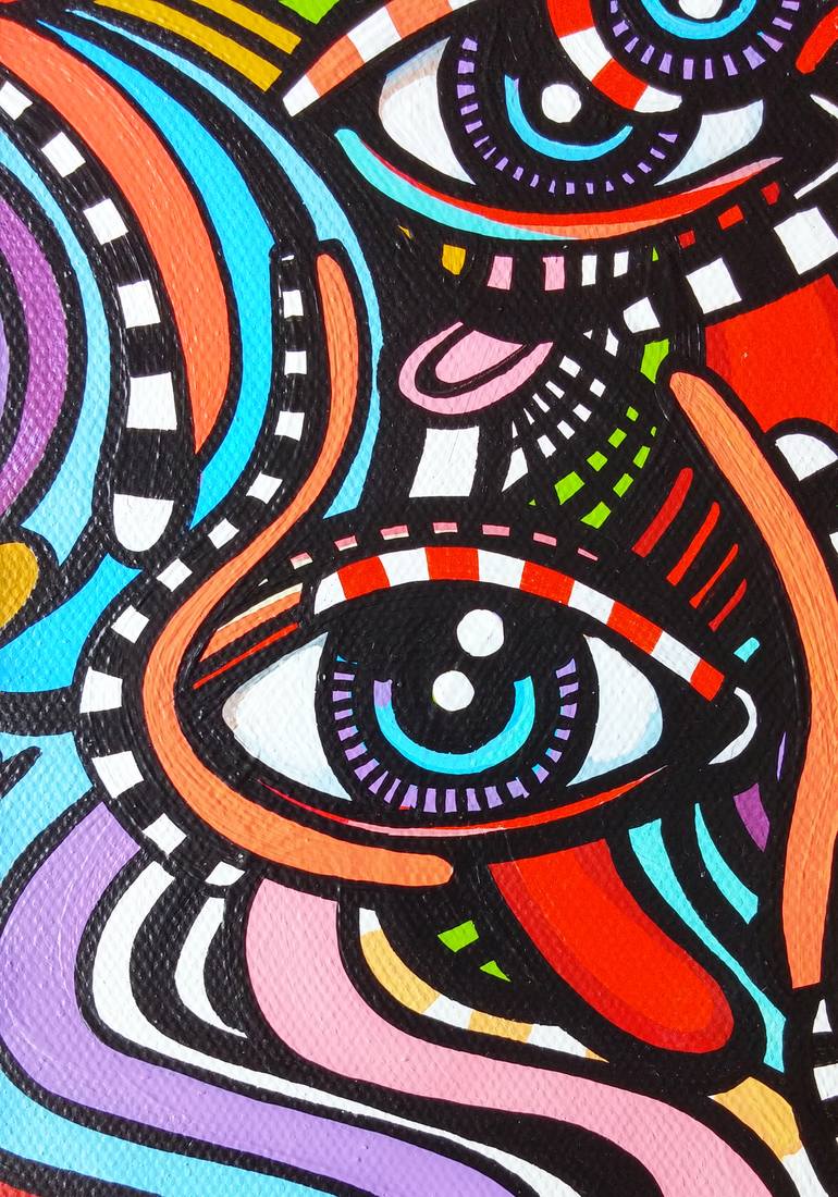 Original Street Art Patterns Painting by Blake Chamberlain