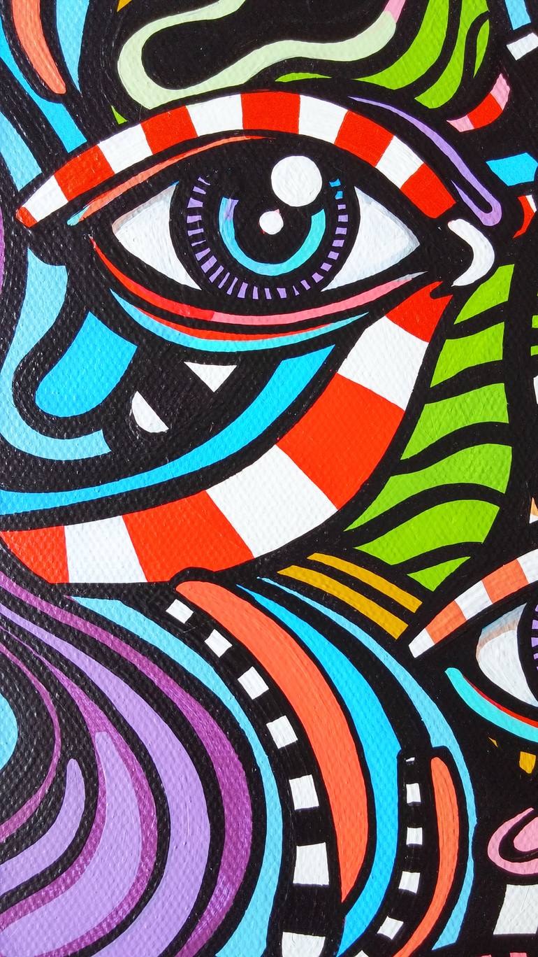 Original Street Art Patterns Painting by Blake Chamberlain