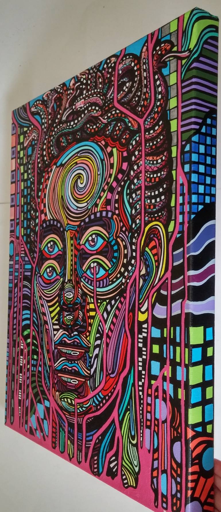 Original Modernism Women Painting by Blake Chamberlain