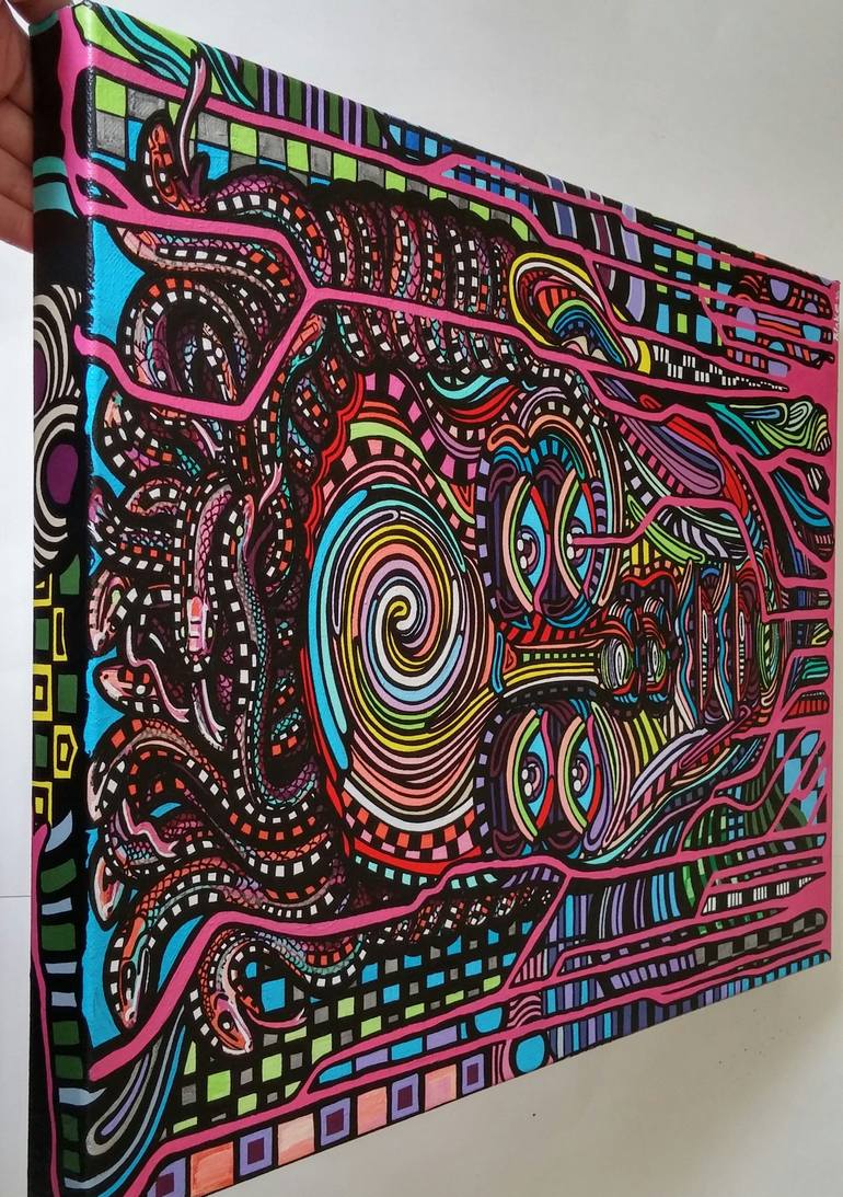 Original Modernism Women Painting by Blake Chamberlain
