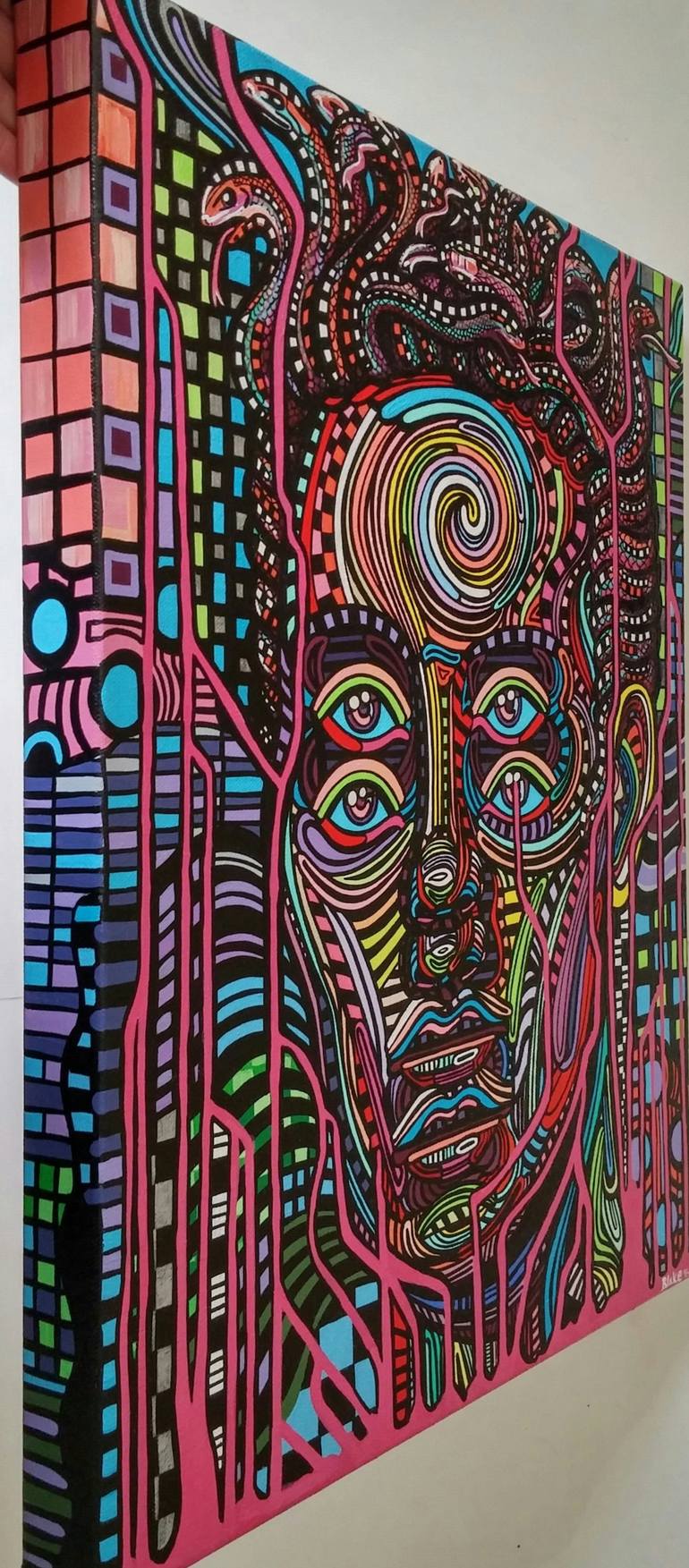 Original Modernism Women Painting by Blake Chamberlain