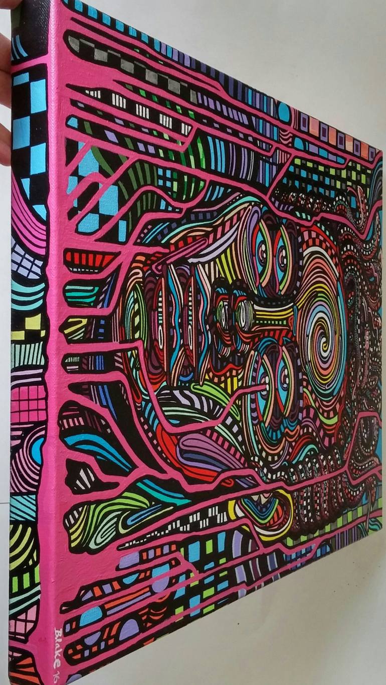 Original Modernism Women Painting by Blake Chamberlain