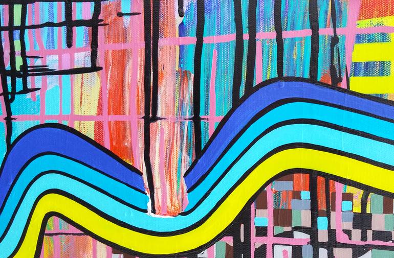 Original Abstract Expressionism Abstract Painting by Blake Chamberlain