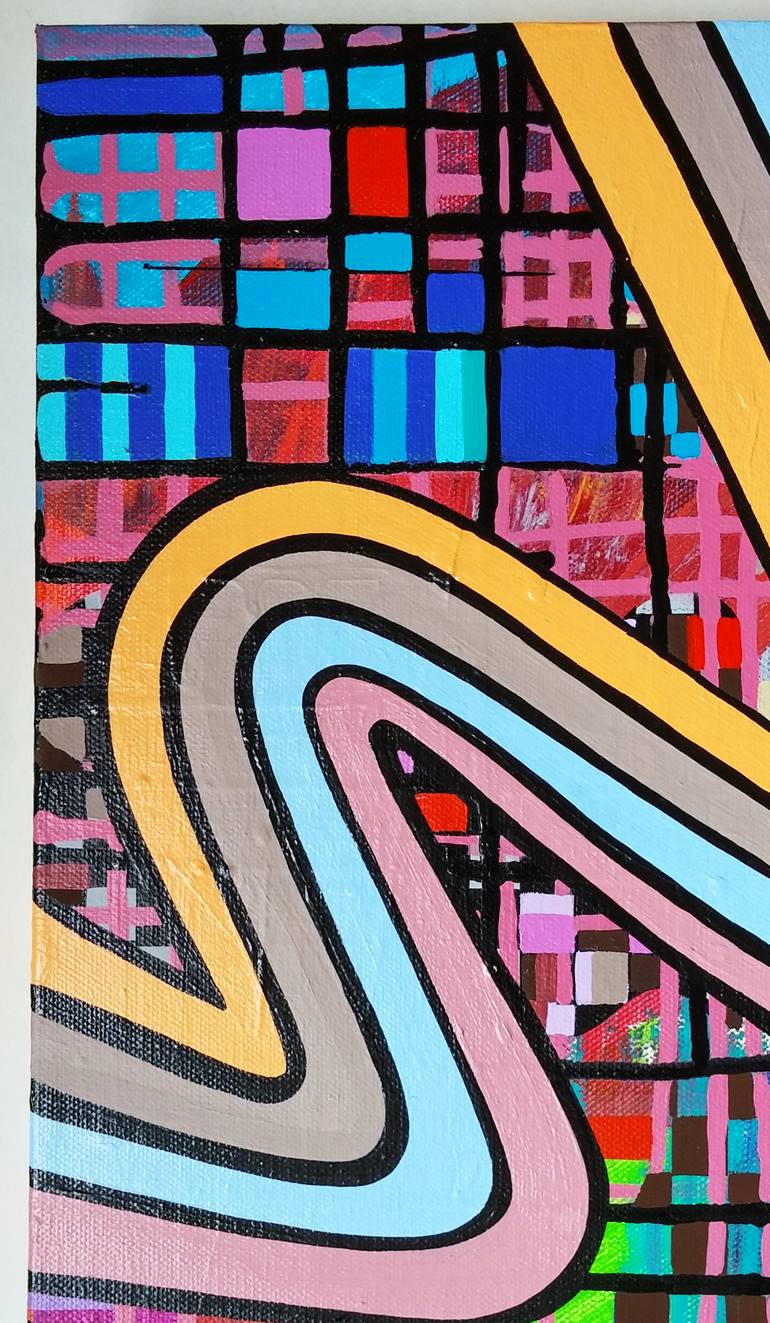 Original Abstract Expressionism Abstract Painting by Blake Chamberlain