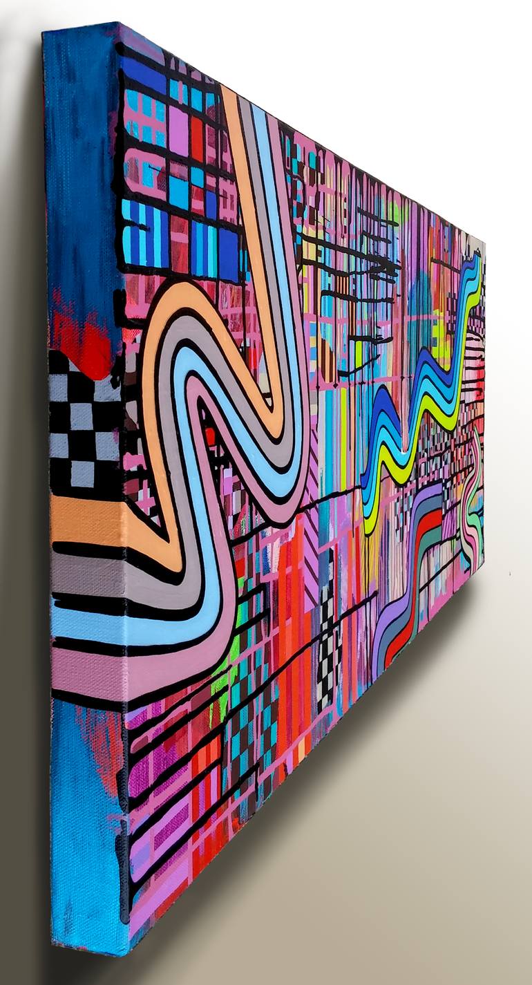 Original Abstract Expressionism Abstract Painting by Blake Chamberlain