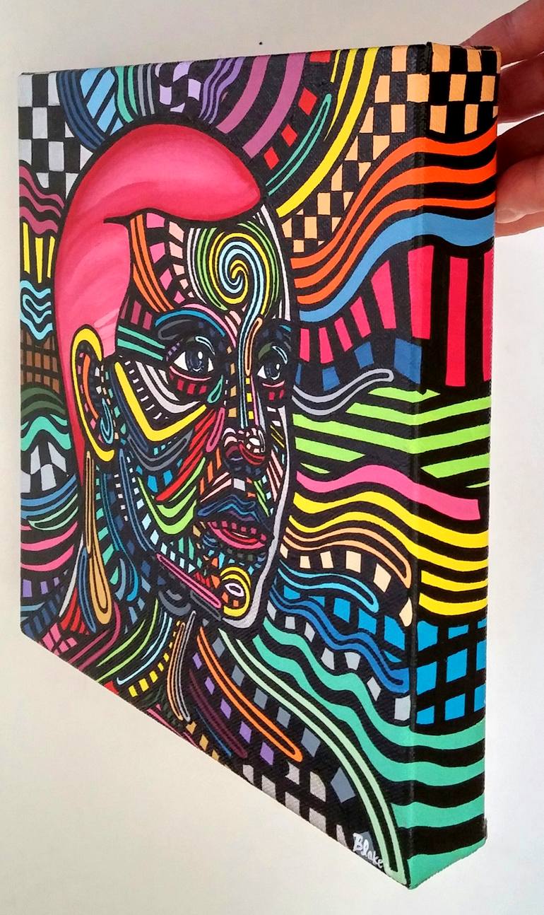 Original Abstract Women Painting by Blake Chamberlain