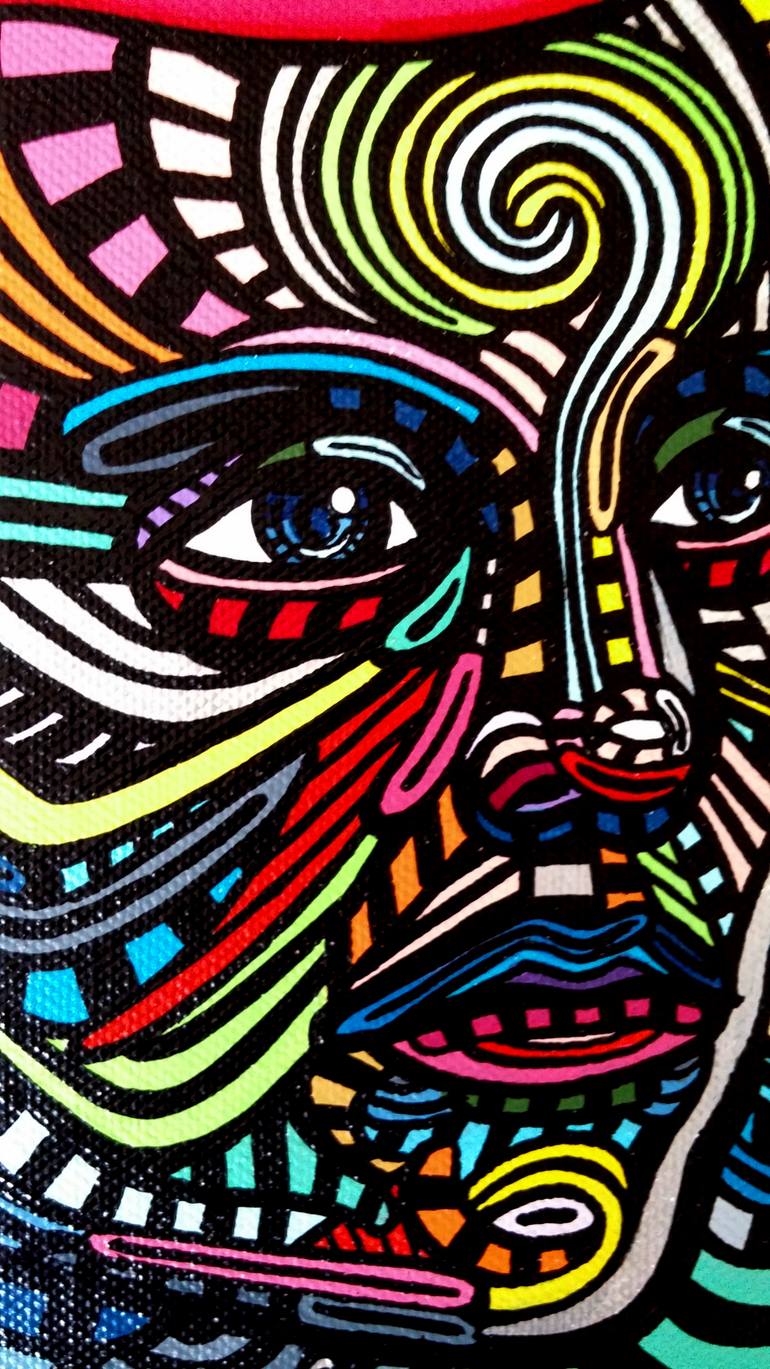 Original Abstract Women Painting by Blake Chamberlain
