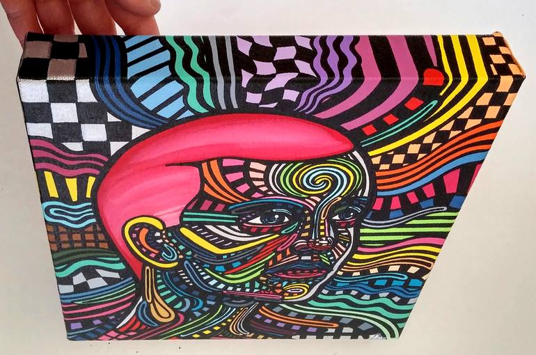 Original Abstract Women Painting by Blake Chamberlain