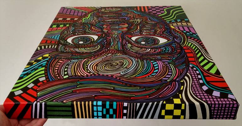 Original Abstract People Painting by Blake Chamberlain