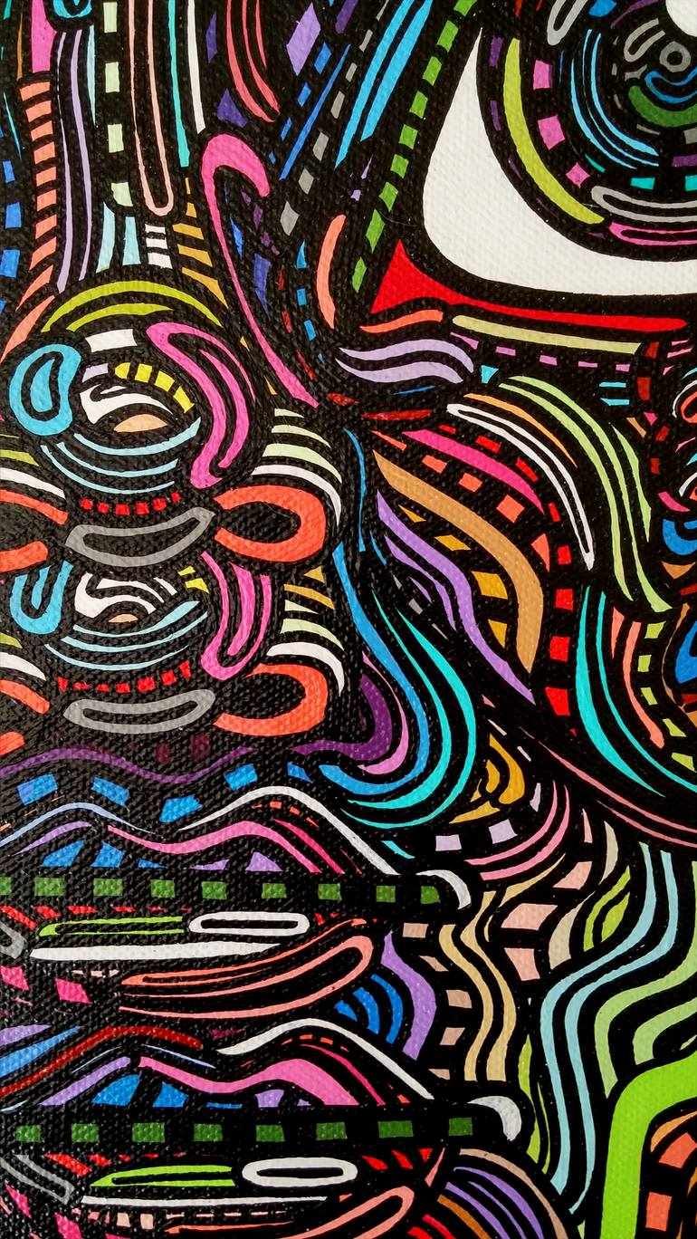 Original Abstract People Painting by Blake Chamberlain