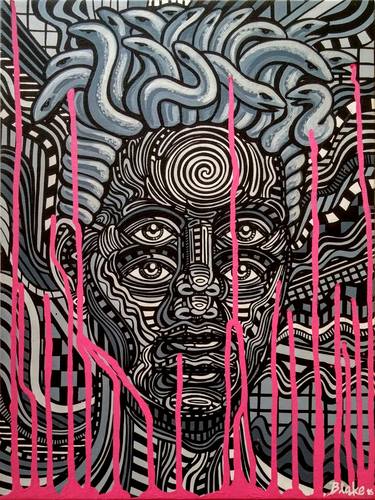 Original Modern People Painting by Blake Chamberlain