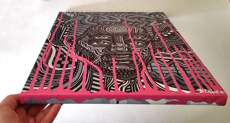 Original Abstract People Painting by Blake Chamberlain