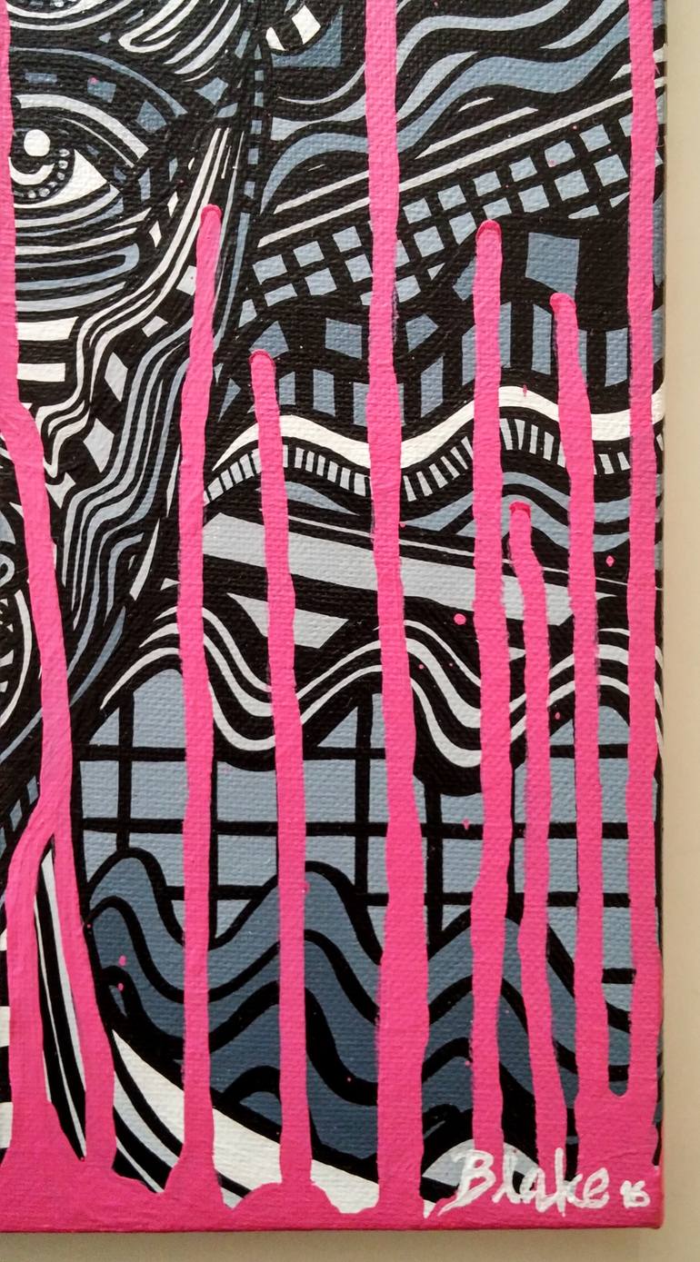 Original Abstract People Painting by Blake Chamberlain