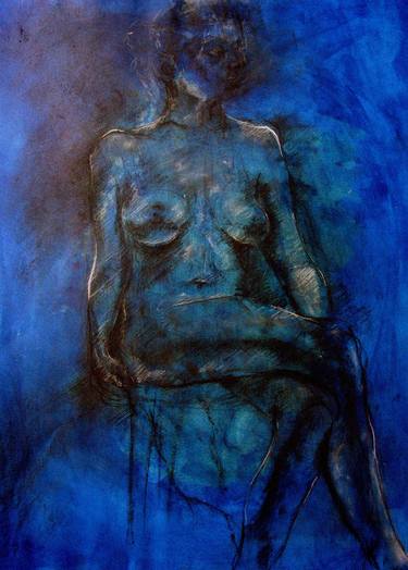Print of Expressionism Nude Drawings by Brandi Hofer