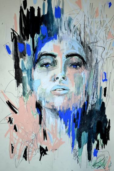 Print of Expressionism Portrait Drawings by Brandi Hofer