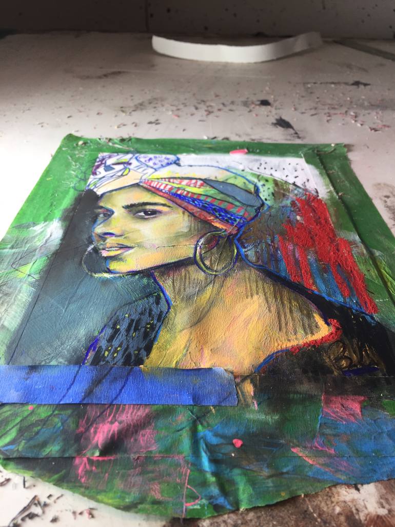 Original Figurative People Painting by Brandi Hofer