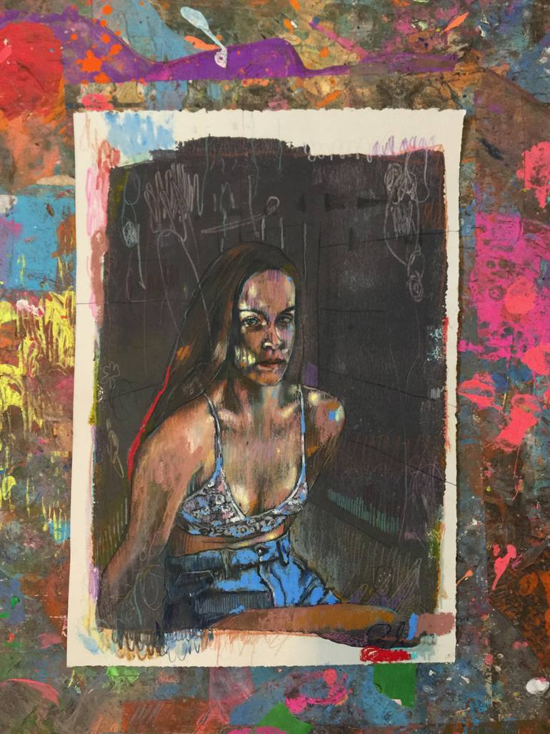 Original Expressionism People Painting by Brandi Hofer