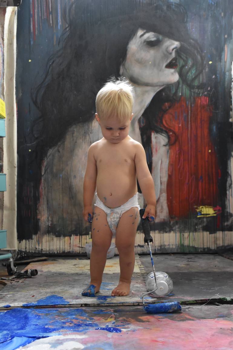 Original Figurative People Painting by Brandi Hofer