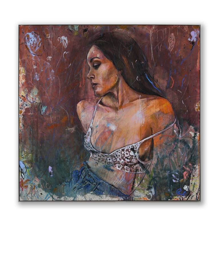 Original Expressionism People Painting by Brandi Hofer