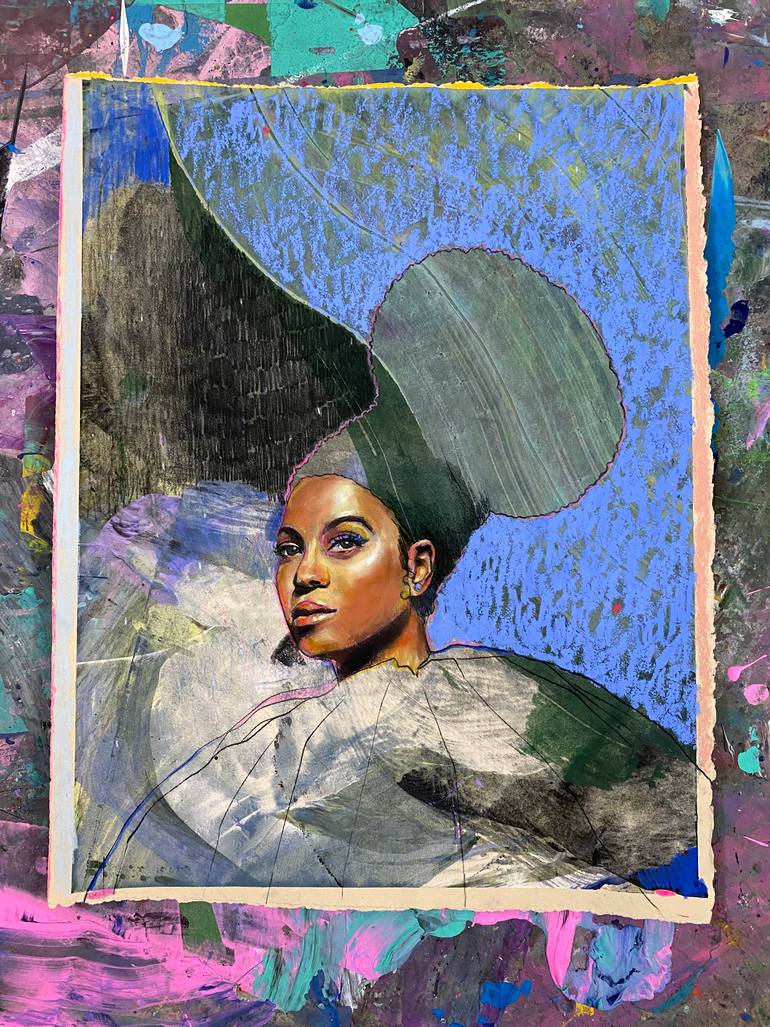 Original Expressionism Women Painting by Brandi Hofer