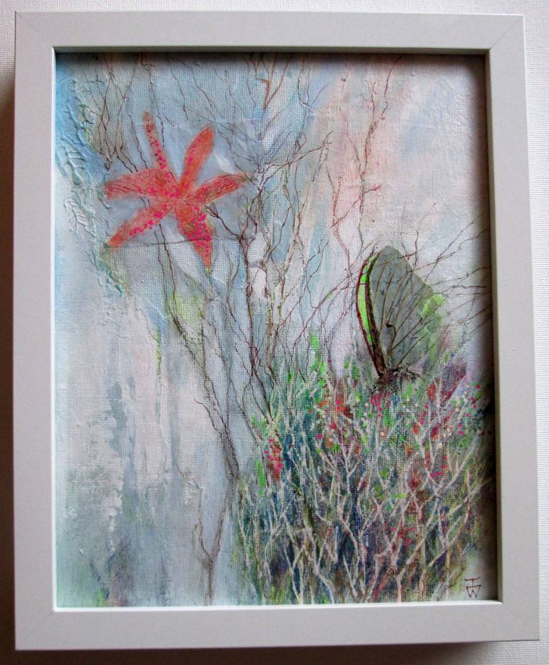 Original Fine Art Floral Painting by Inge Wright