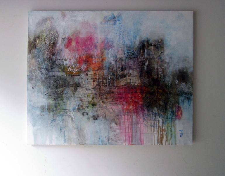 Original Abstract Expressionism Landscape Painting by Inge Wright