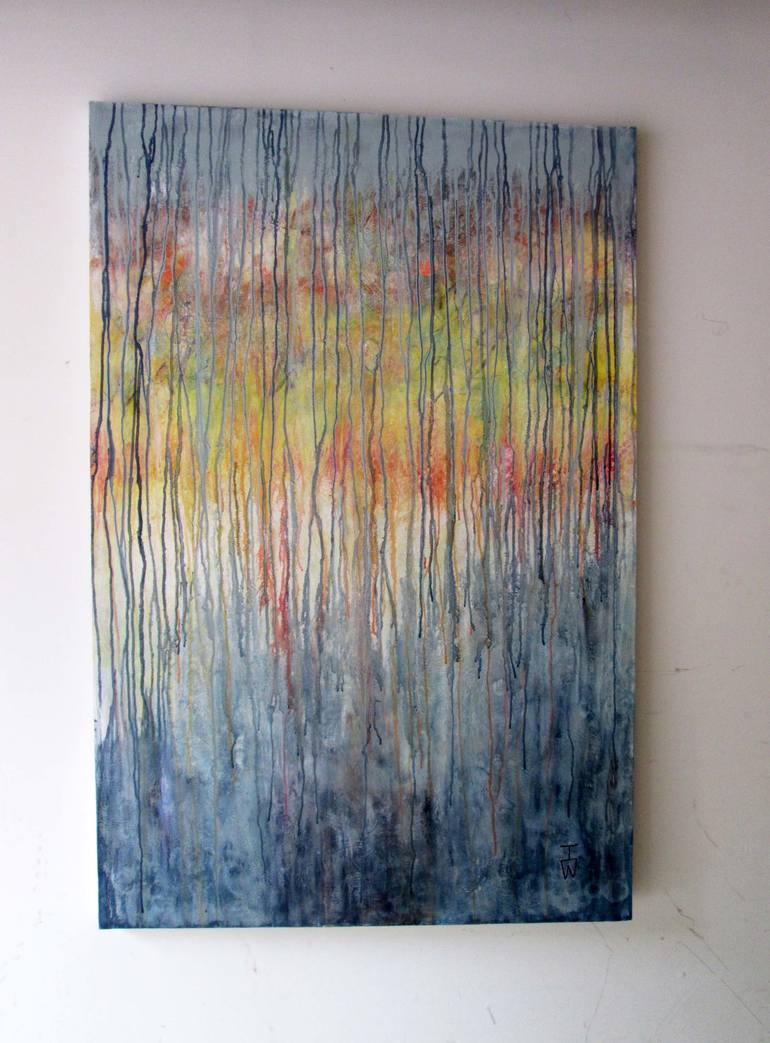 Original Abstract Expressionism Abstract Painting by Inge Wright