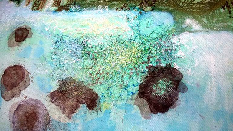 Original Abstract Expressionism Abstract Painting by Inge Wright