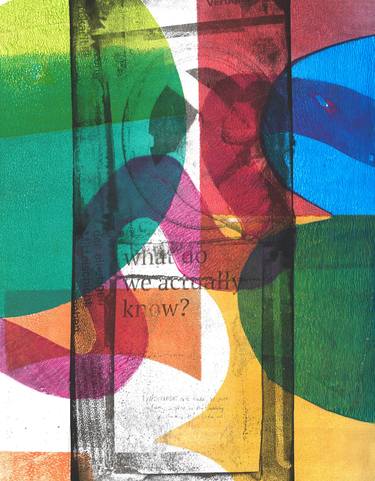 Original Abstract Expressionism Abstract Printmaking by Deja Mar