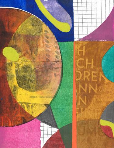 Original Color Field Painting Abstract Printmaking by Deja Mar