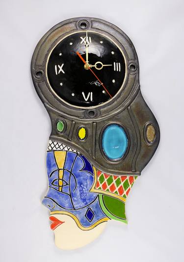 Saatchi Art Artist Monika Kaszynska; Sculpture, “clock CELTIC TREASURE” #art