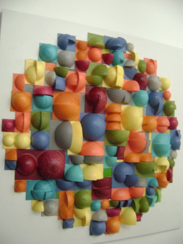 Original Abstract Geometric Sculpture by bob bradford