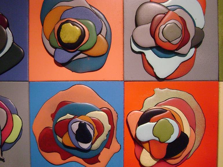 Original Abstract Wall Sculpture by bob bradford