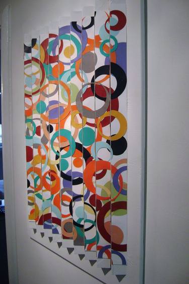 Original Abstract Geometric Sculpture by bob bradford