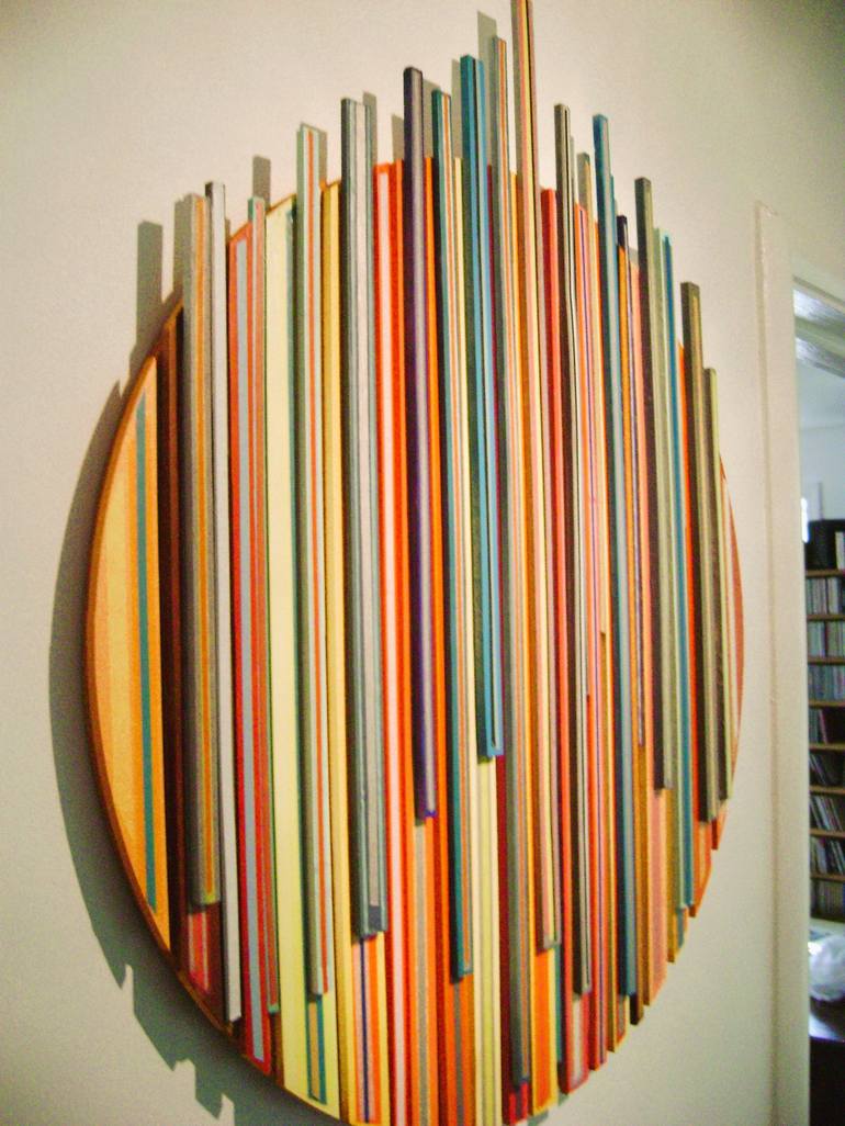 Original Abstract Wall Sculpture by bob bradford