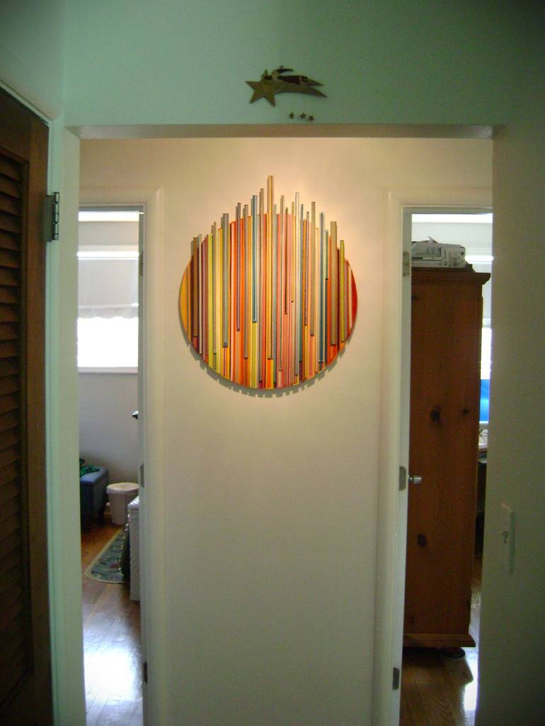 Original Abstract Wall Sculpture by bob bradford