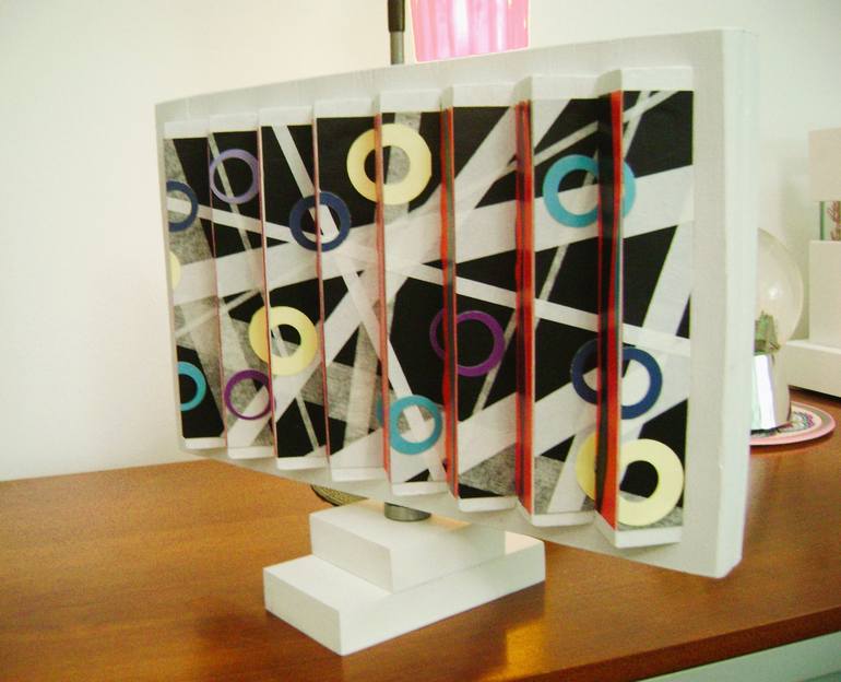 Original Abstract Geometric Sculpture by bob bradford