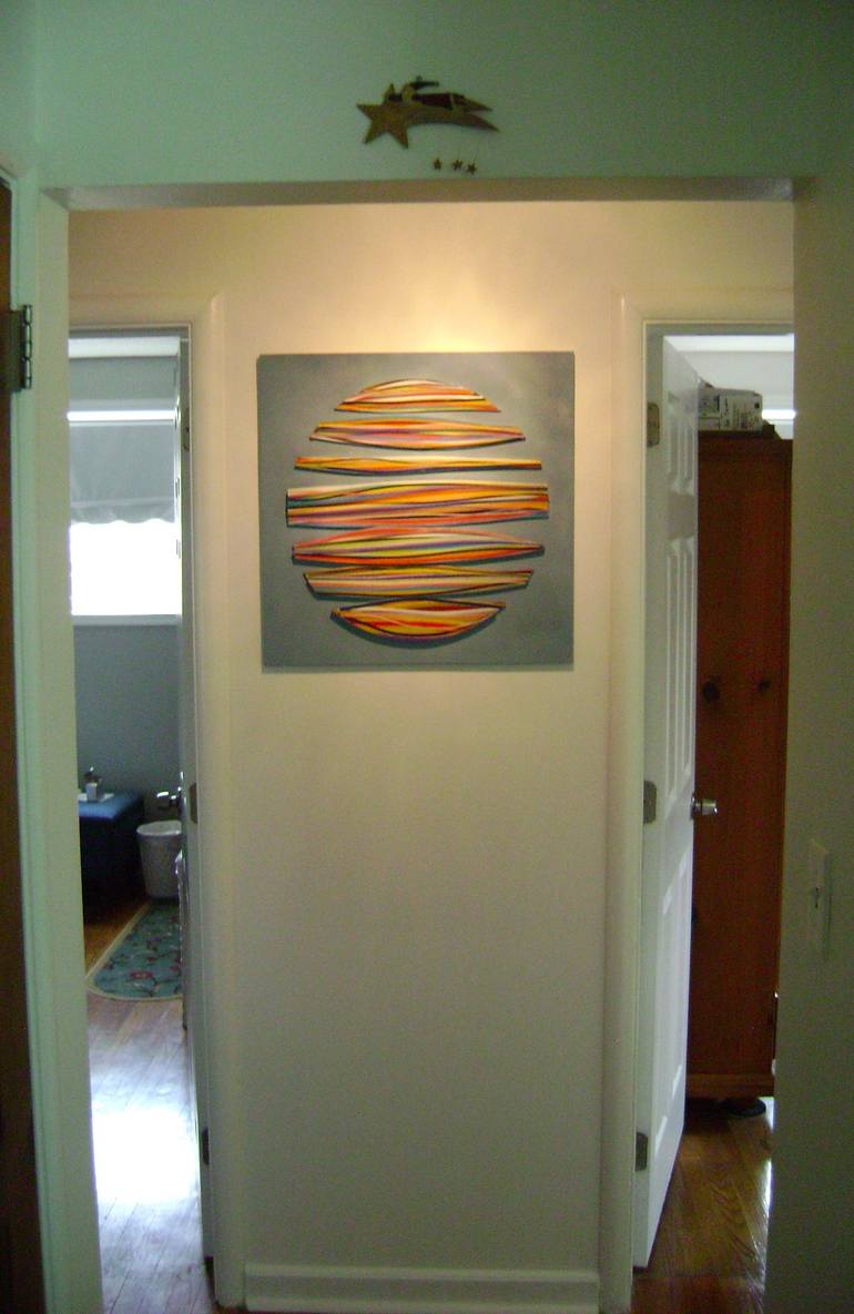 Original Abstract Wall Sculpture by bob bradford