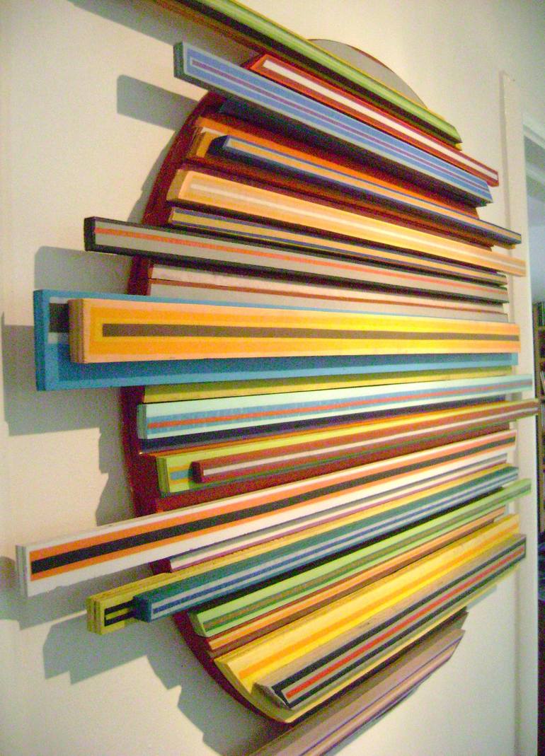 Original Abstract Wall Sculpture by Bob Bradford