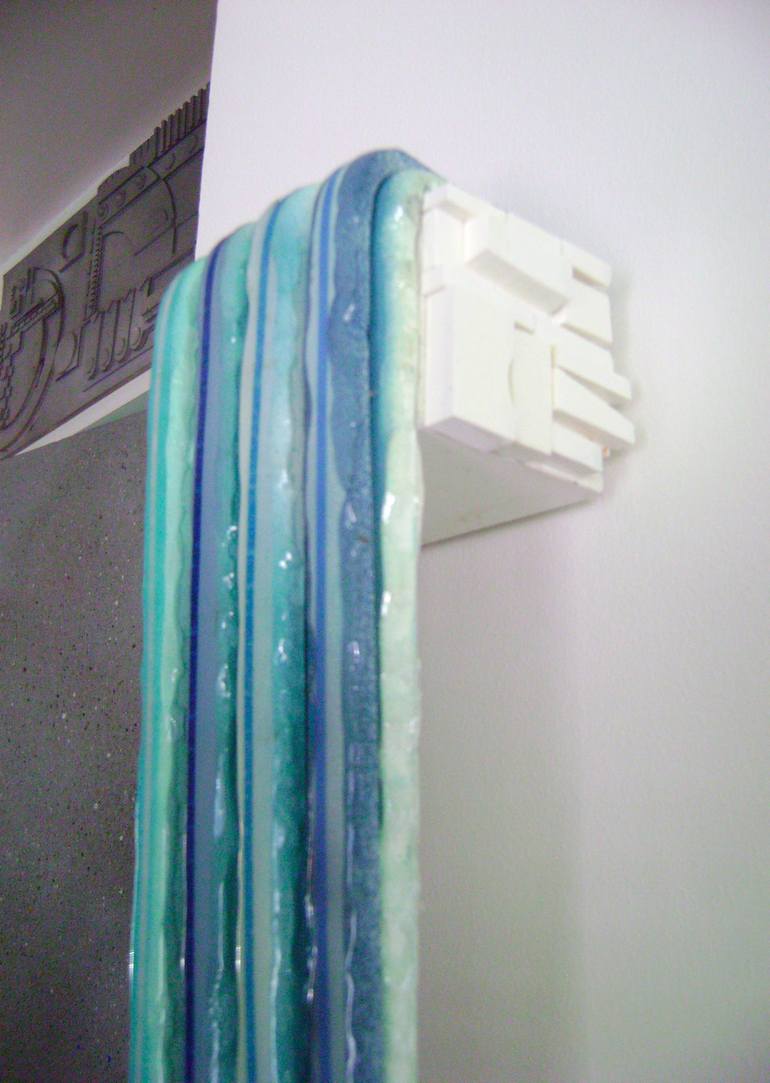 Original Abstract Water Sculpture by Bob Bradford