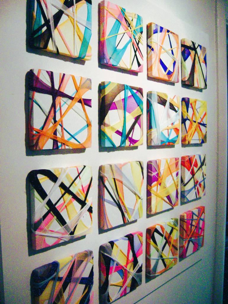 Original Abstract Wall Sculpture by bob bradford