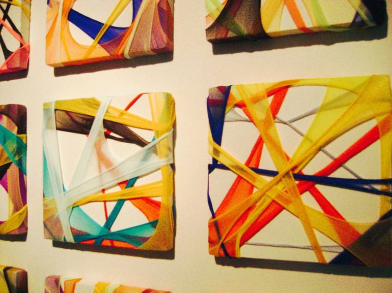 Original Abstract Wall Sculpture by bob bradford