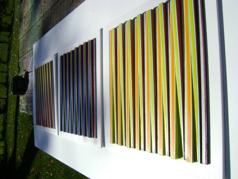 Original Abstract Expressionism Geometric Sculpture by Bob Bradford