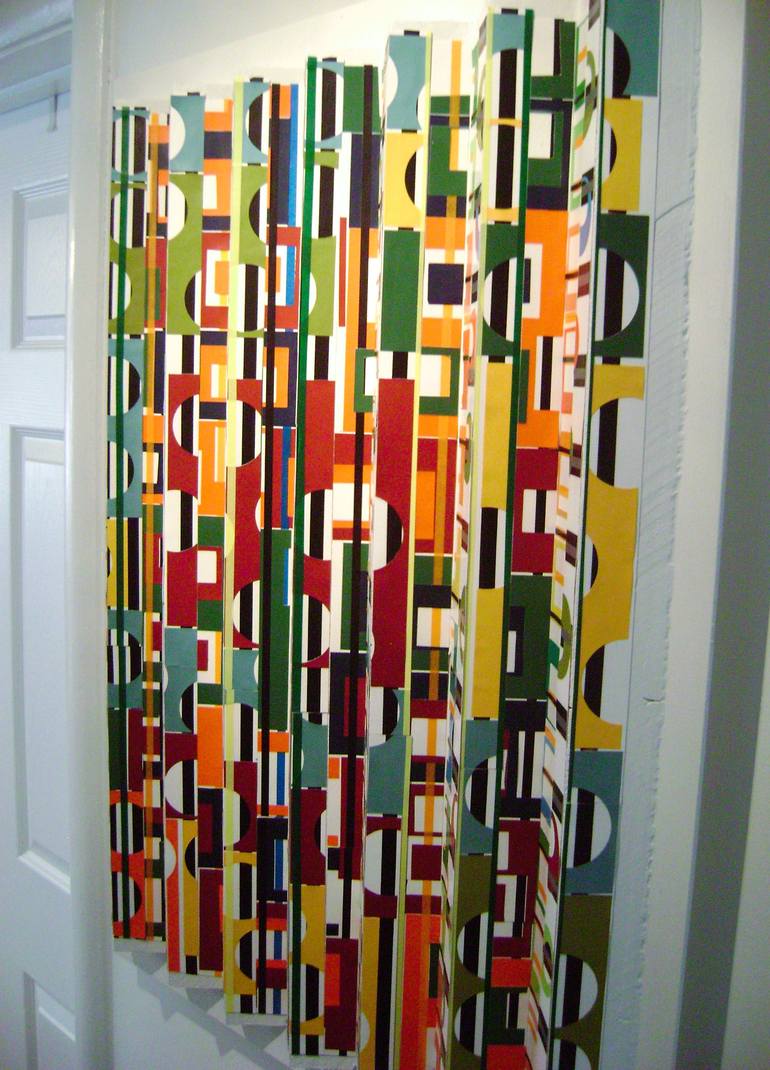 Original Geometric Abstract Sculpture by Bob Bradford