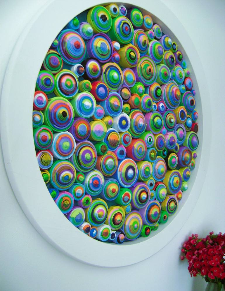 Original Abstract Geometric Sculpture by Bob Bradford