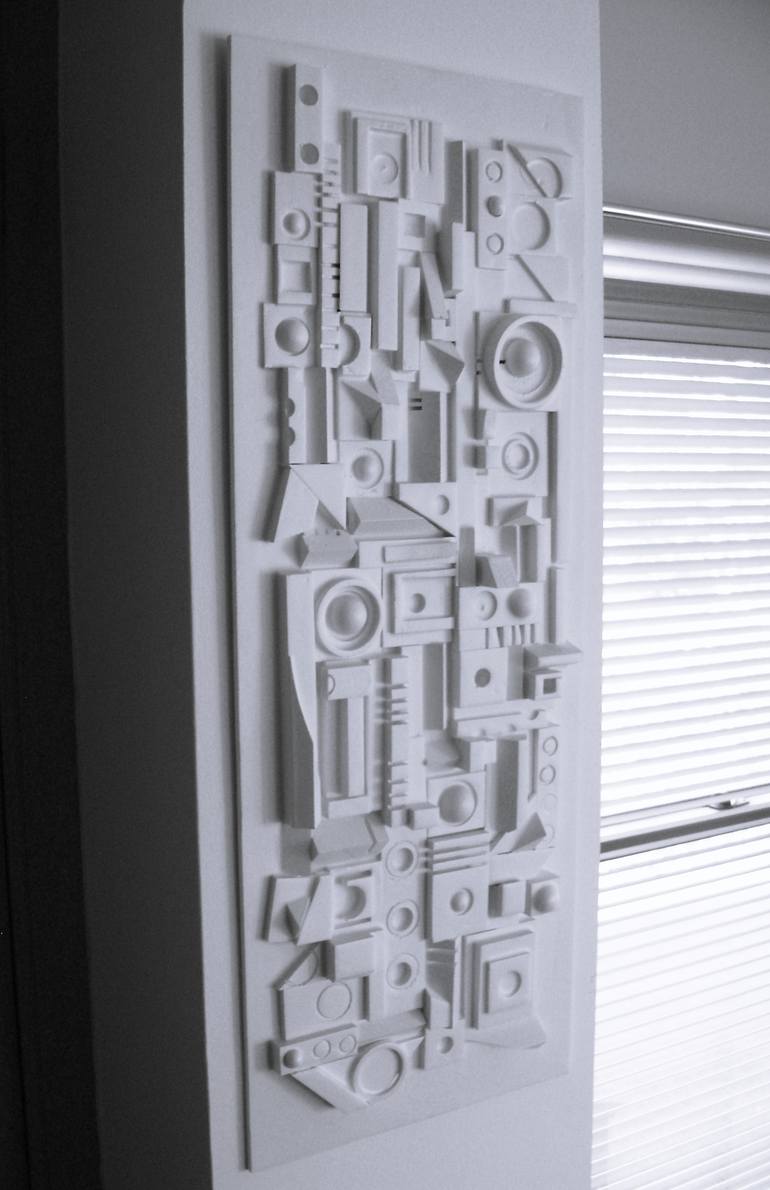 Original Abstract Expressionism Architecture Sculpture by Bob Bradford