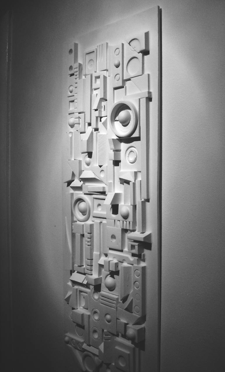 Original Abstract Expressionism Architecture Sculpture by Bob Bradford